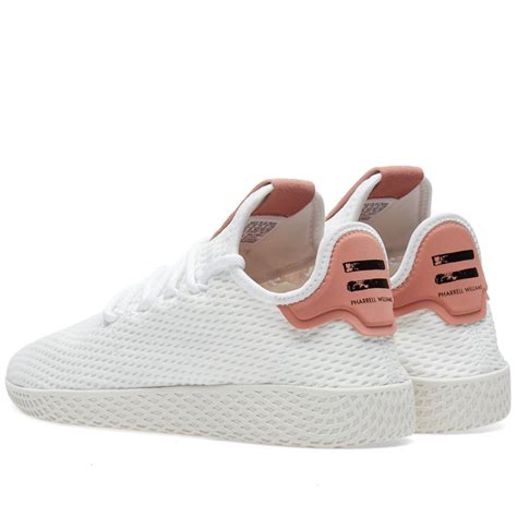 adidas pharrell williams tennis hu damen weiß rosa|adidas pharrell williams hu trainers.